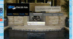 Desktop Screenshot of clearwaterpoolservices.com